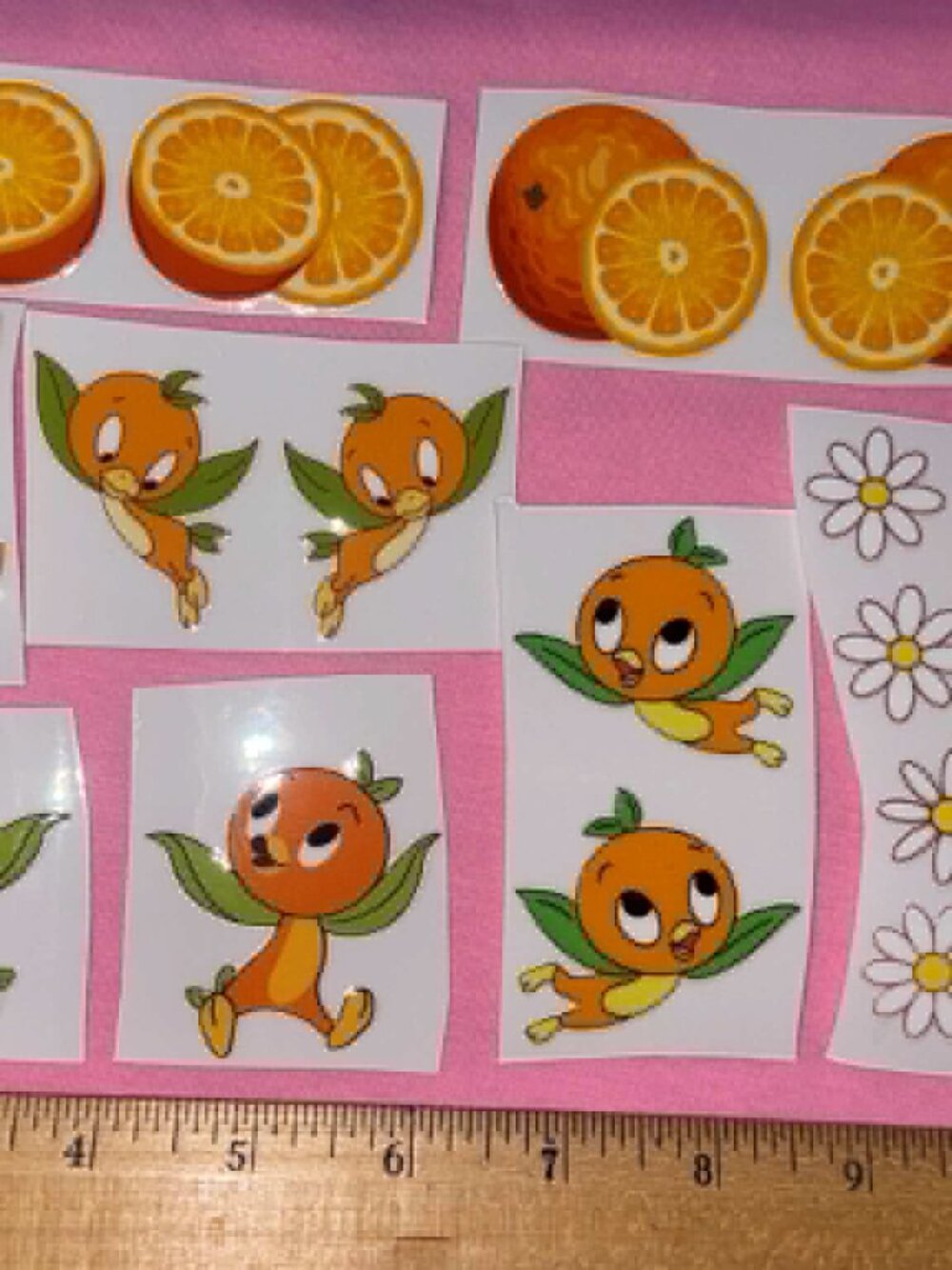 Disney Orange Bird UV DTF Tumbler Decal Kit DIY Stickers for Tumblers or more